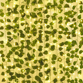 CEWOR ivy vines backdrop for versatile room decoration