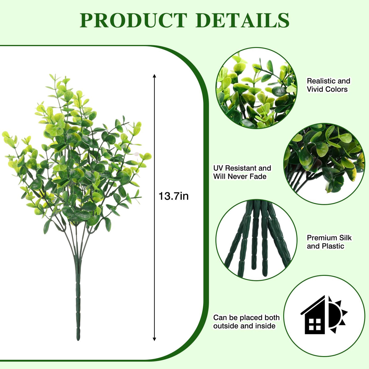 CEWOR boxwood stems closeup highlighting detailed leaves for realistic indoor arrangements.