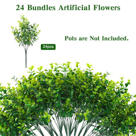 CEWOR boxwood stems in planter demonstrates versatile, adjustable styling options.