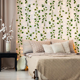 CEWOR indoor outdoor ivy garland suitable for gardens and balconies