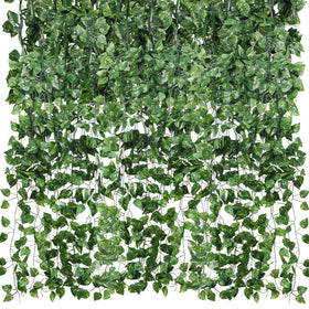 CEWOR 7-foot ivy garland for versatile indoor backdrop and quick transformation