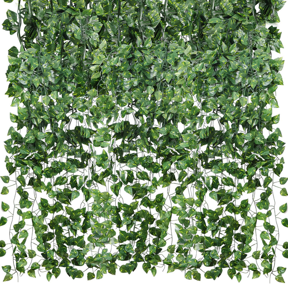CEWOR 7-foot ivy garland for versatile indoor backdrop and quick transformation