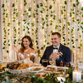 CEWOR wedding arch ivy decor creates photo-worthy backdrops