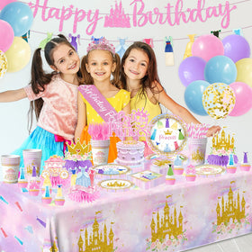 Cextoga princess cups pink provide easy serving and bright party vibes