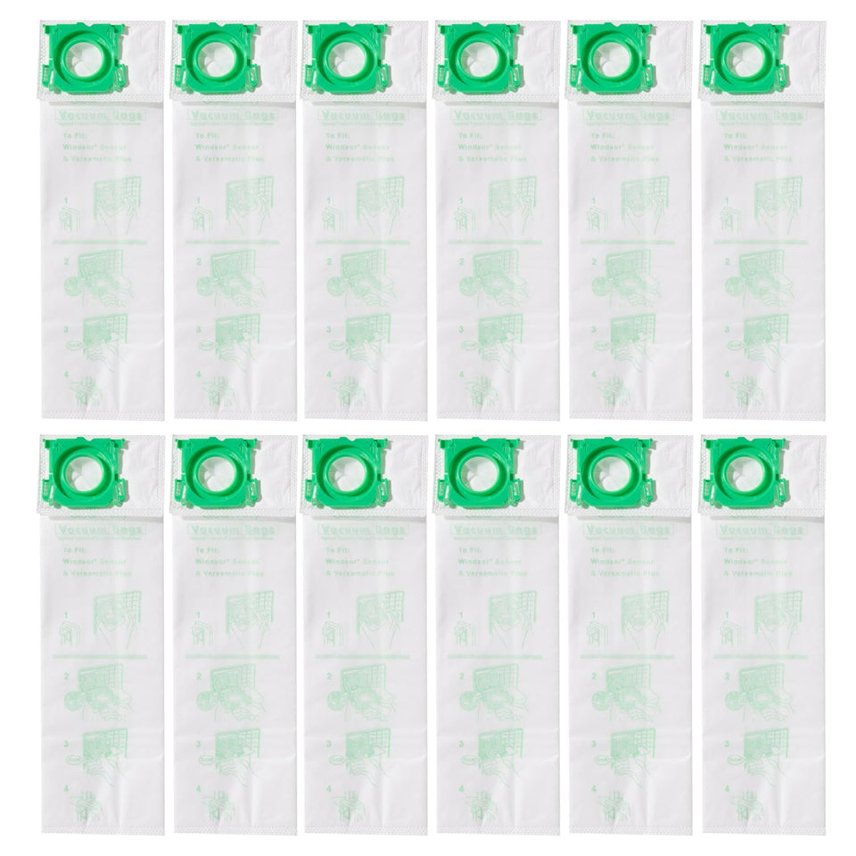 CF Clean Fairy 12-pack micro synthetic bags ready for easy vacuum replacement