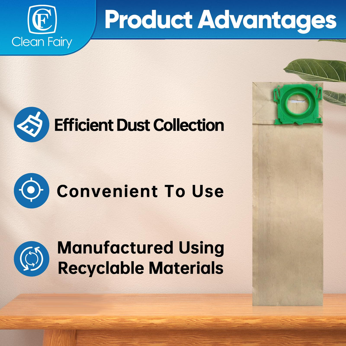 CF Clean Fairy SR12/SR15/SR18 compatible bags for uprights