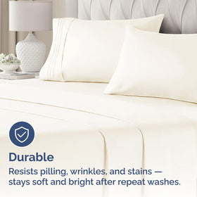 Perfect 20x40 pillow fit keeps pillows neatly in place.