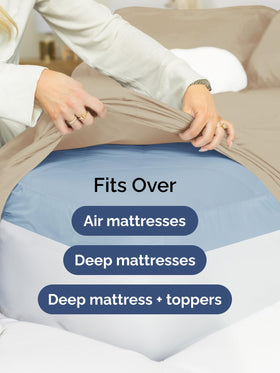 Sheets are adjustable-bed friendly for neat appearance as the bed moves