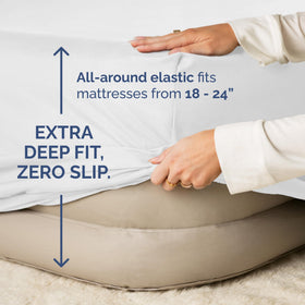 CGK Unlimited pillowcases provide complete cover with soft, wrinkle-resistant texture.