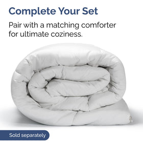 Cozy bedroom setup with CGK Unlimited air mattress sheets in a guest room