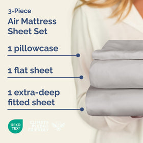 CGK Unlimited twin fitted sheet with deep-pocket secures up to 24 inches