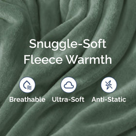 CGK Unlimited all-season twin blanket breathable and plush for year-round lounging.