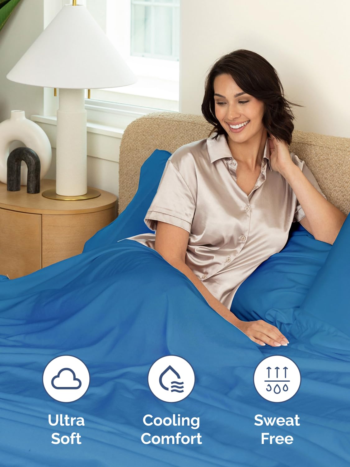 CGK Unlimited breathable cooling fabric for temperature regulation at night.