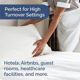 CGK Unlimited breathable cooling fabric enhances guest comfort in warm rooms.