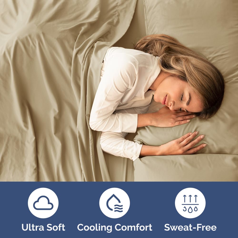 CGK Unlimited breathable cooling sheets maintain comfort throughout the night.