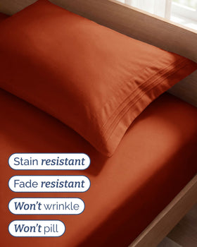 CGK Unlimited breathable sheets keep you cool on warm nights.