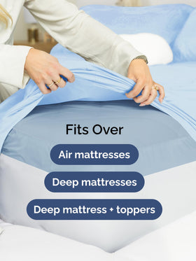 CGK Unlimited breathable microfiber fabric ideal for cool, comfortable sleep.