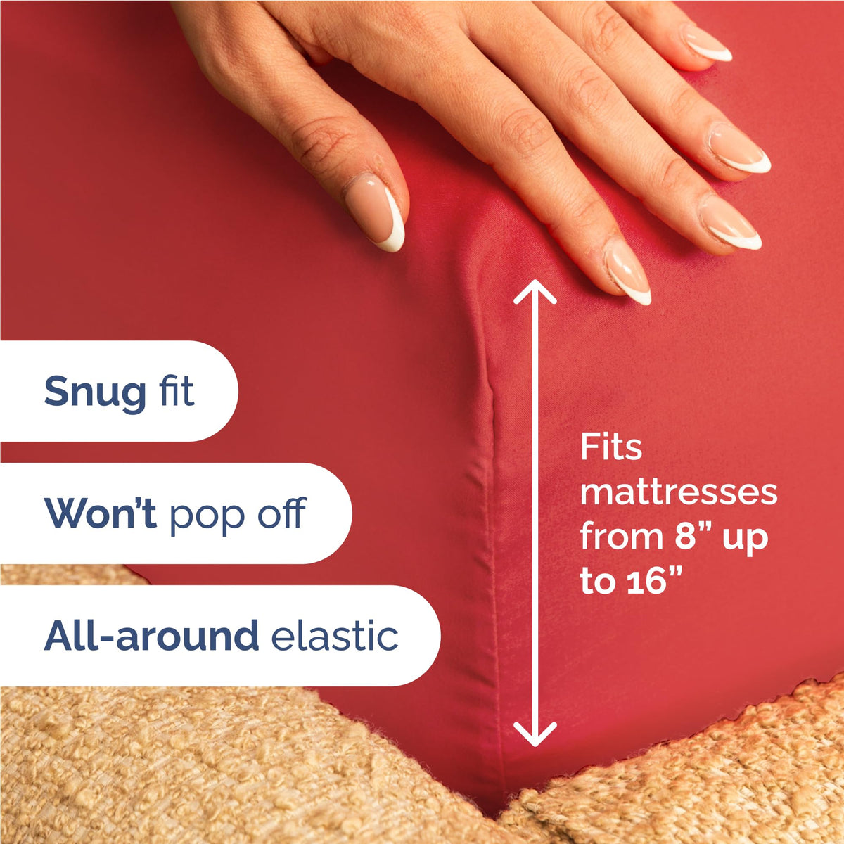 CGK Unlimited brushed microfiber detail highlights ultra-soft breathable texture