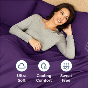CGK Unlimited brushed microfiber weave close-up, silky-smooth texture for premium comfort