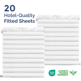 CGK Unlimited bulk bed sheets designed for easy care and long-lasting hotel use.