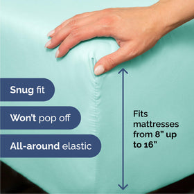 CGK Unlimited Cal King pillow case 40x20 showcases premium softness and durable weave.