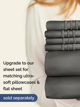 Machine-washable design resists shrinking, tearing, and fading for long-lasting luxury.