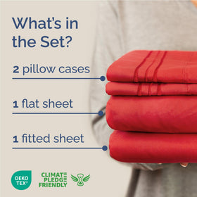 CGK Unlimited deep-pocket demonstration illustrating secure fit on a tall mattress