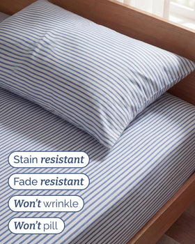 CGK Unlimited deep-pocket design ensures snug fit on tall mattresses
