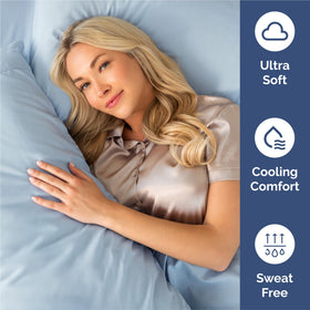 CGK Unlimited deep-pocket design fits most queen mattresses up to 16 inches.