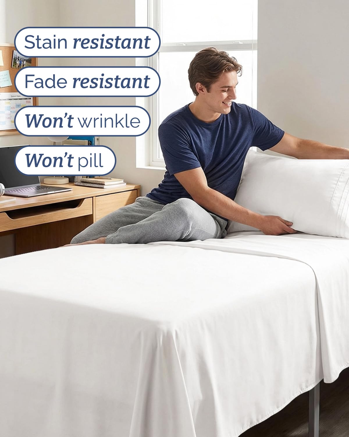 CGK Unlimited deep-pocket fit up to 16 inches for secure mattress coverage