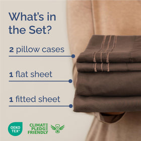 CGK Unlimited fitted sheet with deep pockets fits up to 16 inches for secure sleep.