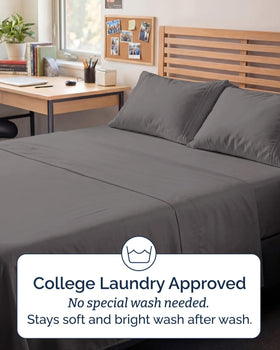 CGK Unlimited dorm room setup highlighting a clean, cohesive look.