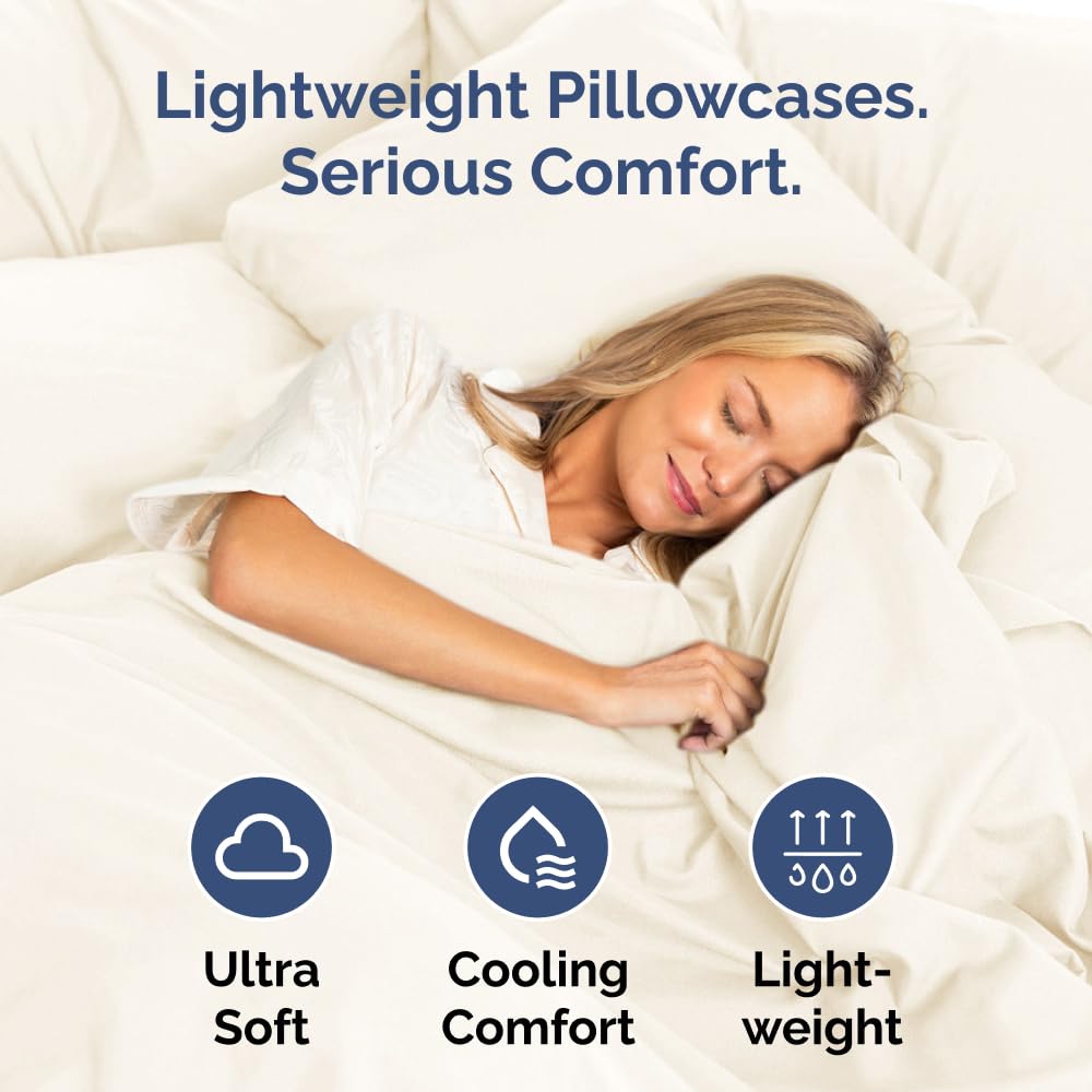 Double-brushed microfiber provides a silky-smooth touch for every night.