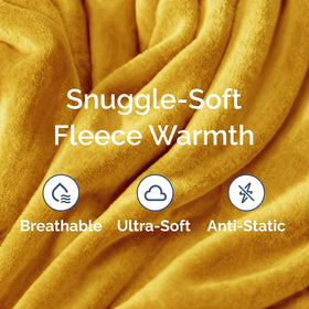 CGK Unlimited double-stitched blanket detail highlights durability and long-lasting softness.