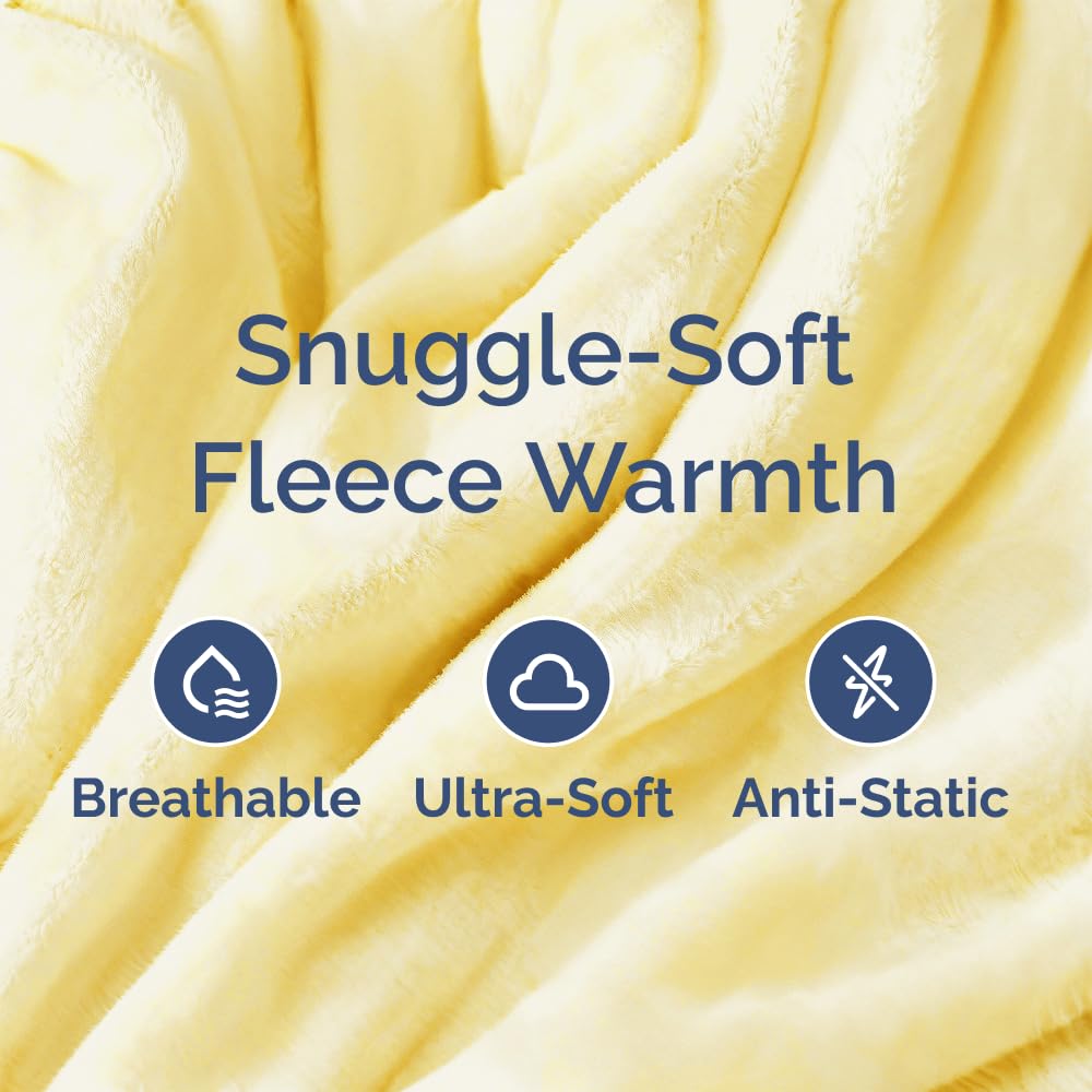 CGK Unlimited Durable Double Stitched Blanket stays soft after frequent washing