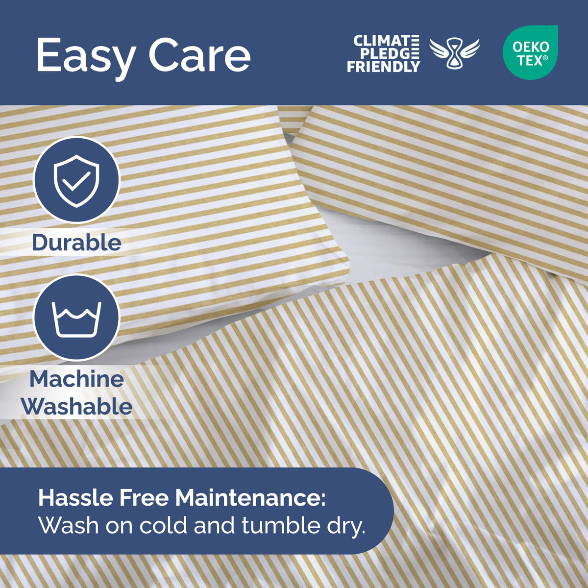 CGK Unlimited king duvet cover is lightweight and breathable for year-round comfort.