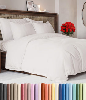 CGK Unlimited king duvet cover with soft fabric for all-season comfort