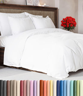 CGK Unlimited queen duvet cover soft texture close-up showing plush fabric for a cozy night