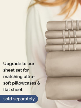 CGK Unlimited machine-wash friendly king sheet for simple maintenance