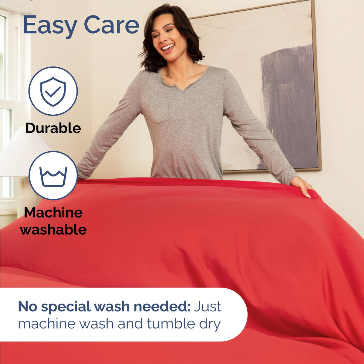 CGK Unlimited easy-fit elastic corners demonstrate universal mattress compatibility