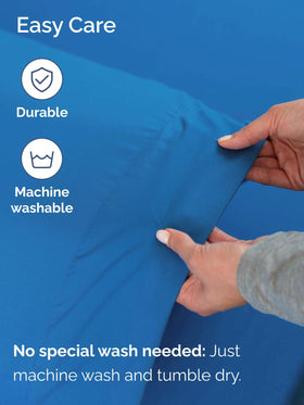 CGK Unlimited Extra Deep King cooling bedding helps regulate night warmth.