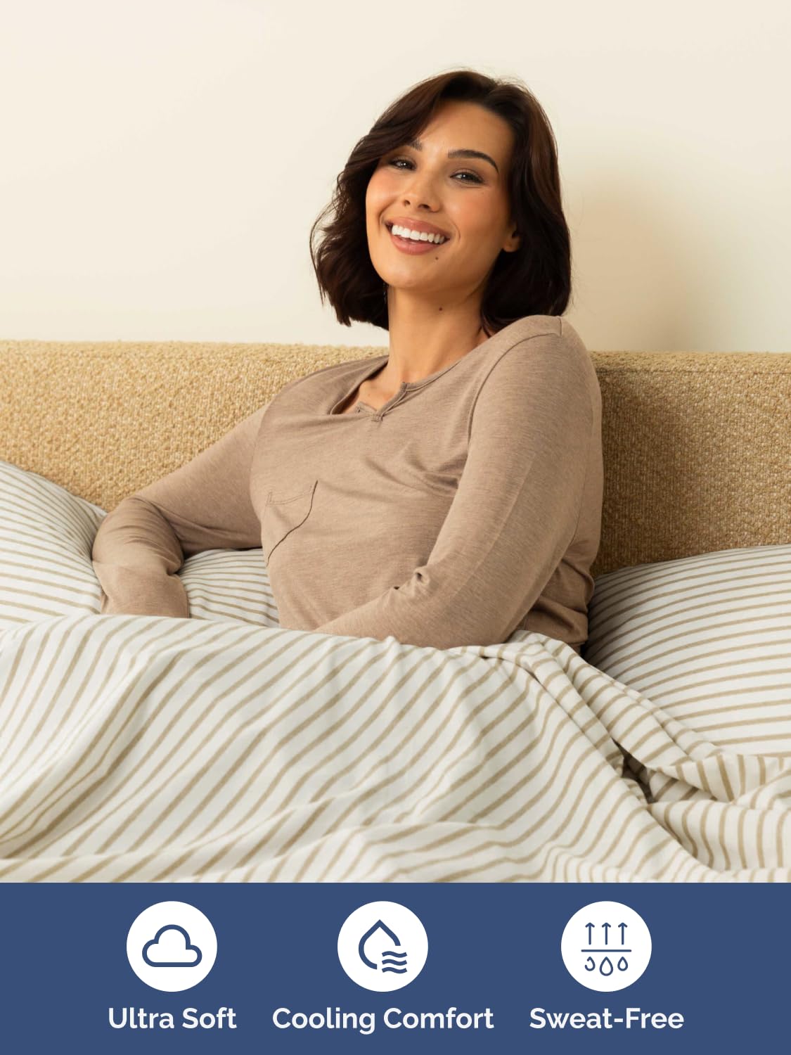 CGK Unlimited Extra Deep King sheets promote breathable cooling for restful nights.