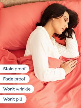 CGK Unlimited microfiber texture—soft, lightweight feel for everyday sleep.