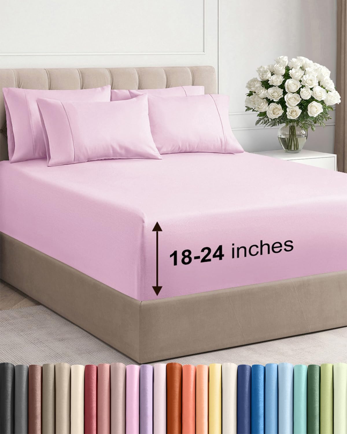 CGK Unlimited Extra Deep King Sheet Set packaged for luxurious hotel-like comfort