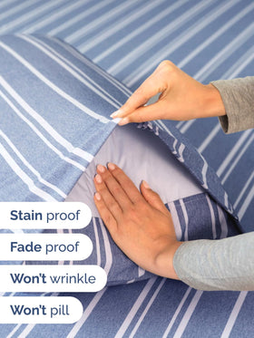 CGK Unlimited Extra Deep King Sheets topper-compat with memory foam toppers