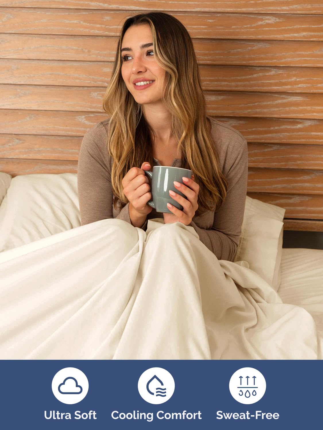 CGK Unlimited topper-friendly sheet fits toppers for a smooth bed surface.