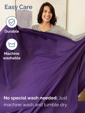 CGK Unlimited soft, low-maintenance finish keeps sheets neat after washing
