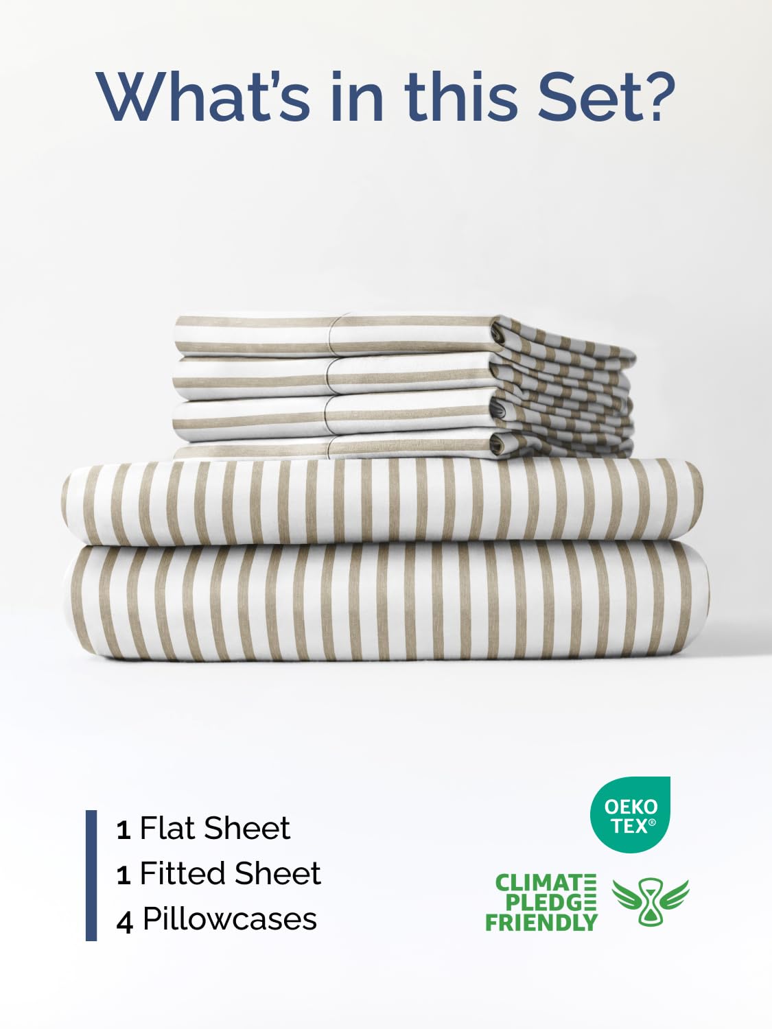 CGK Unlimited extra deep-pocket cal king fitted sheet with elastic edge stays in place