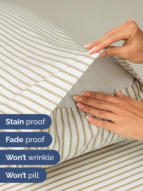 CGK Unlimited Extra Deep Queen deep-pocket elastic grips tall mattresses