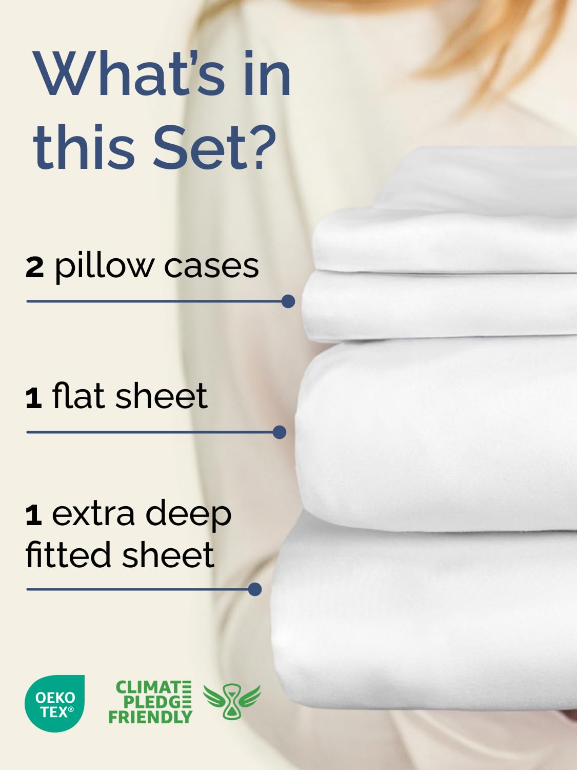 CGK Unlimited extra deep queen fitted sheet with 21 inch pockets fits tall mattresses